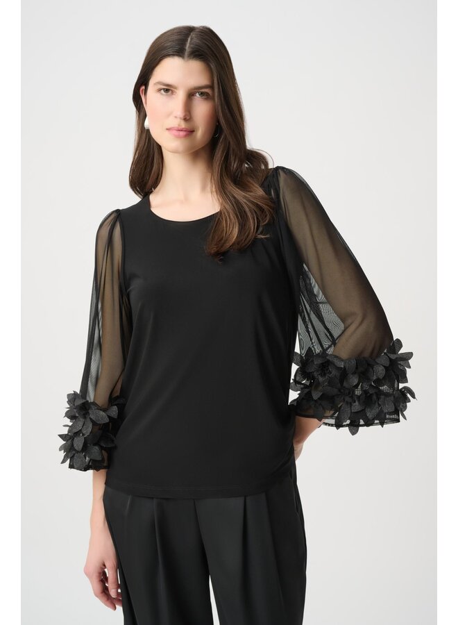 Joseph Ribkoff Top Zwart 264189