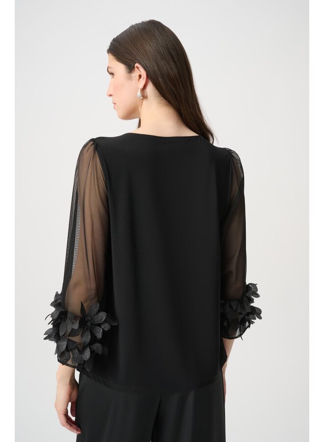 Joseph Ribkoff Top Zwart 264189