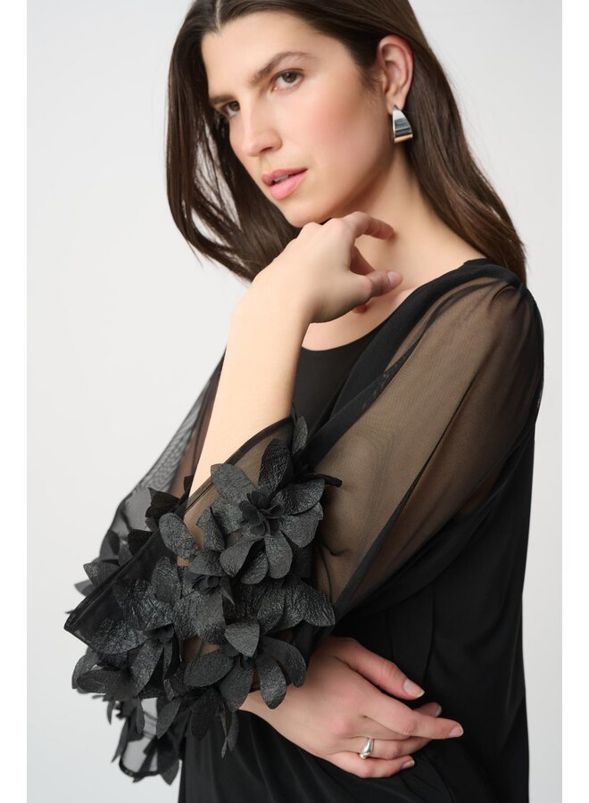 Joseph Ribkoff Top Zwart 264189
