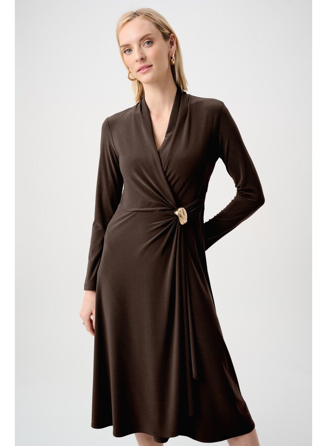 Joseph Ribkoff Jurk Bruin 263211