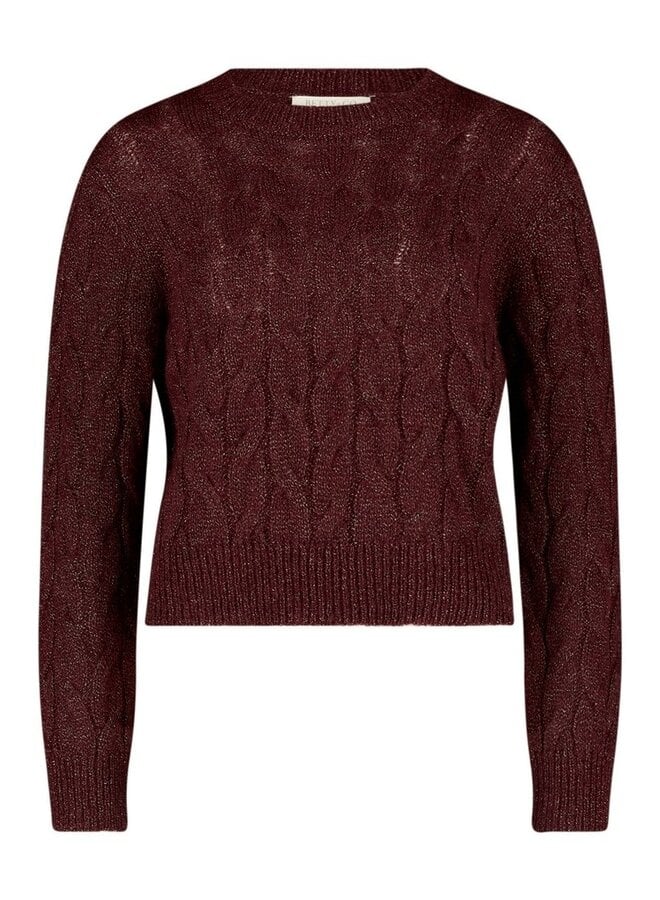 Betty & Co Pullover Roodbruin