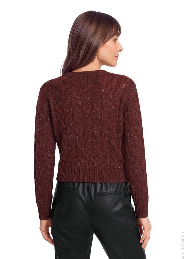 Betty & Co Pullover Roodbruin