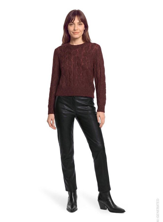 Betty & Co Pullover Roodbruin