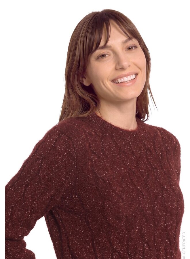 Betty & Co Pullover Roodbruin
