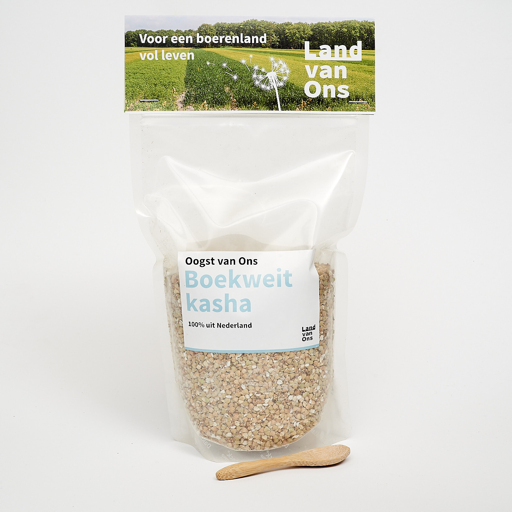 Boekweit kasha van de akkers van Land van Ons