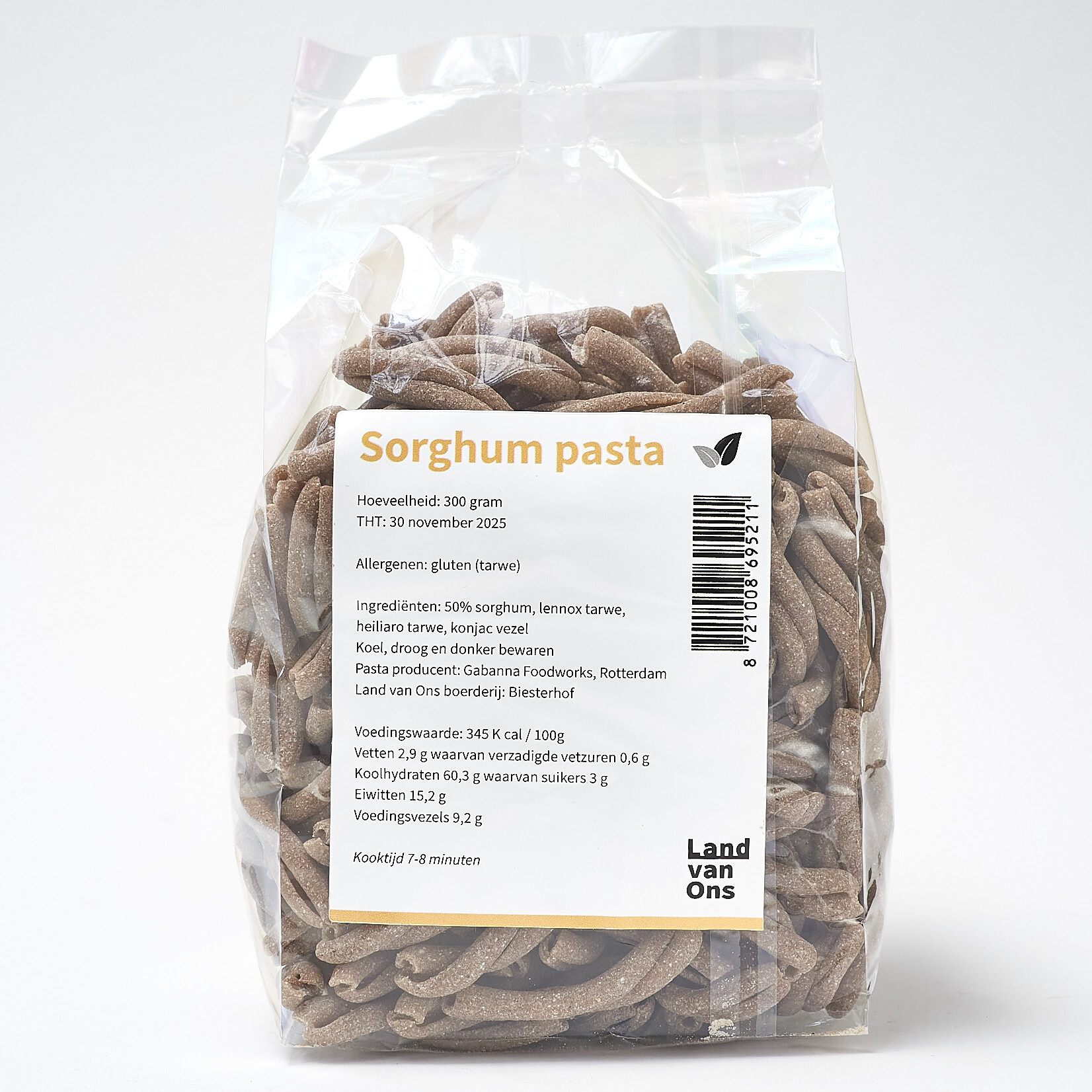 Sorghum pasta 100% uit Nederland