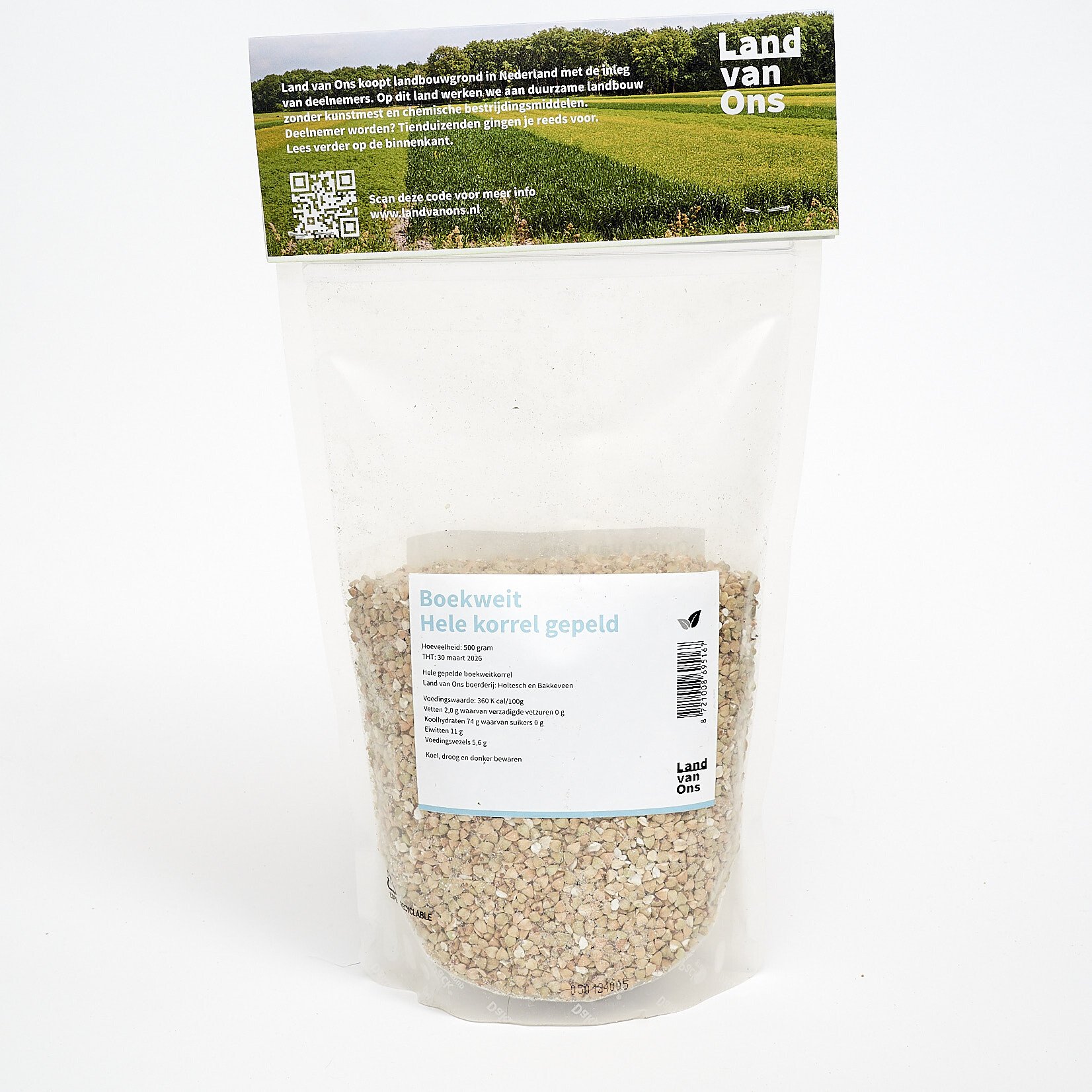 Boekweit hele gepelde korrels