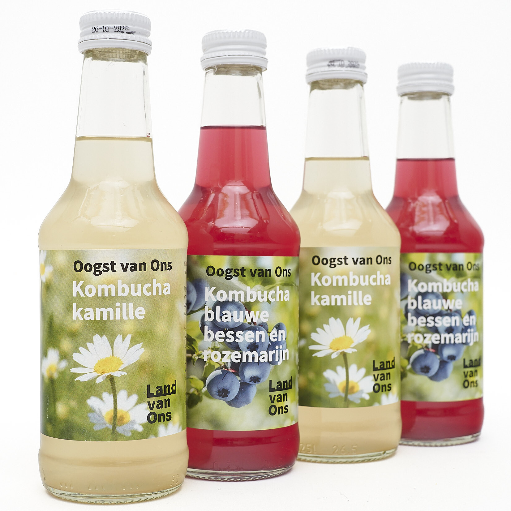 Kombucha in twee heerlijke smaken