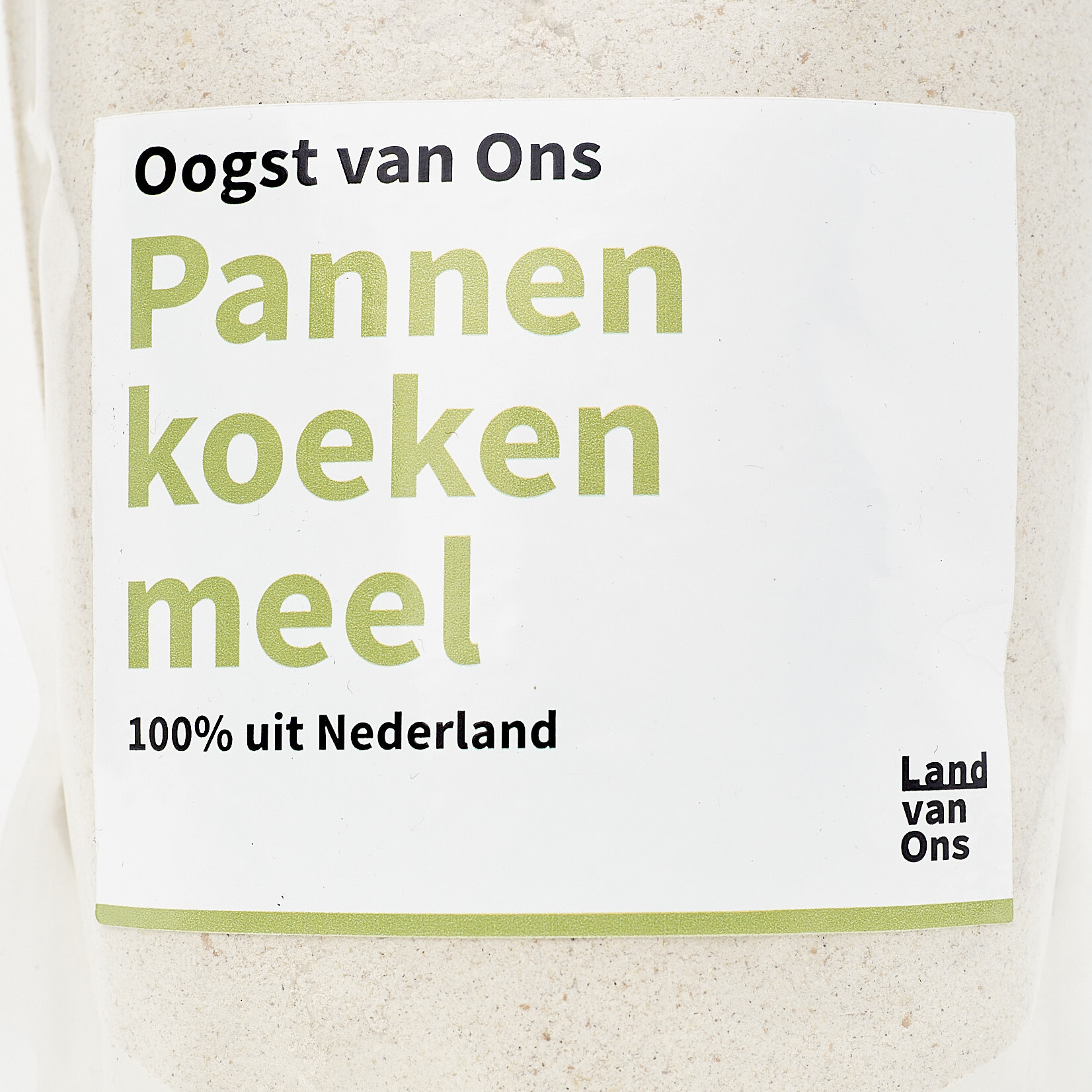 Volkoren pannenkoekenmeel tarwe, spelt, rogge, haver en boekweit steengemalen