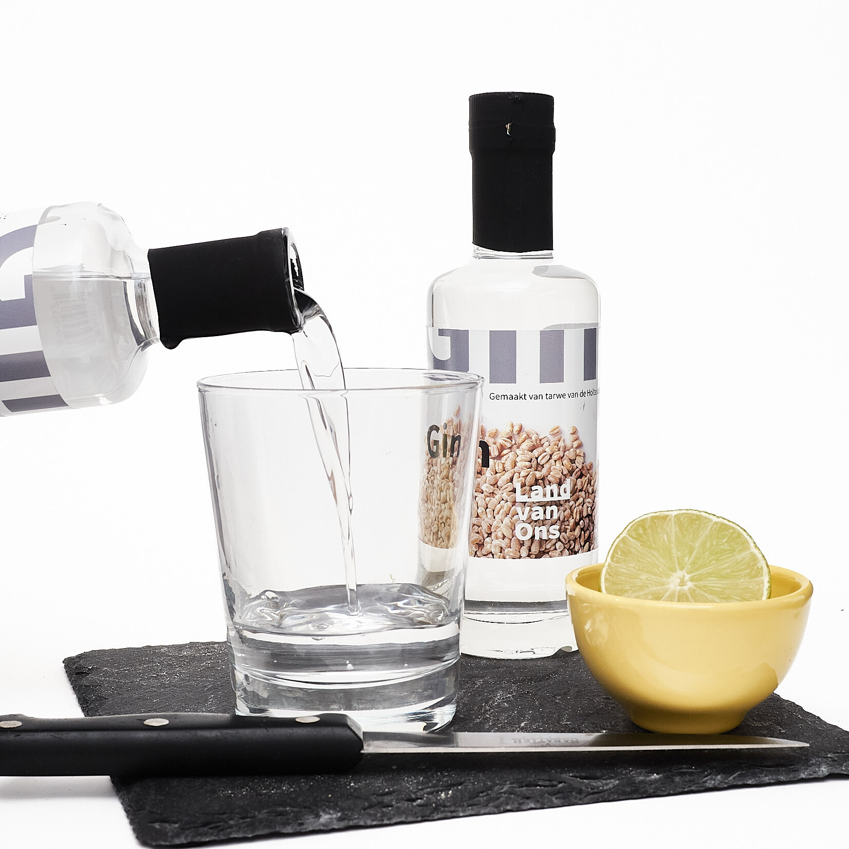 Gin gestookt van tarwe