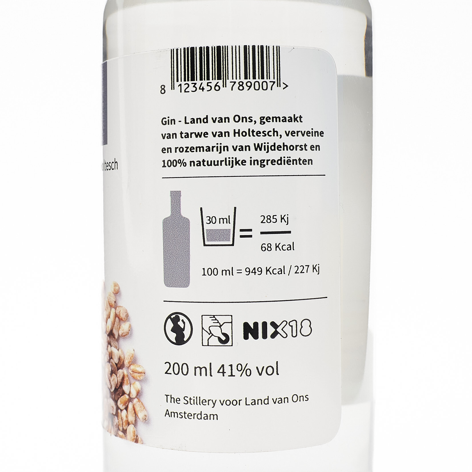 Gin gestookt van tarwe