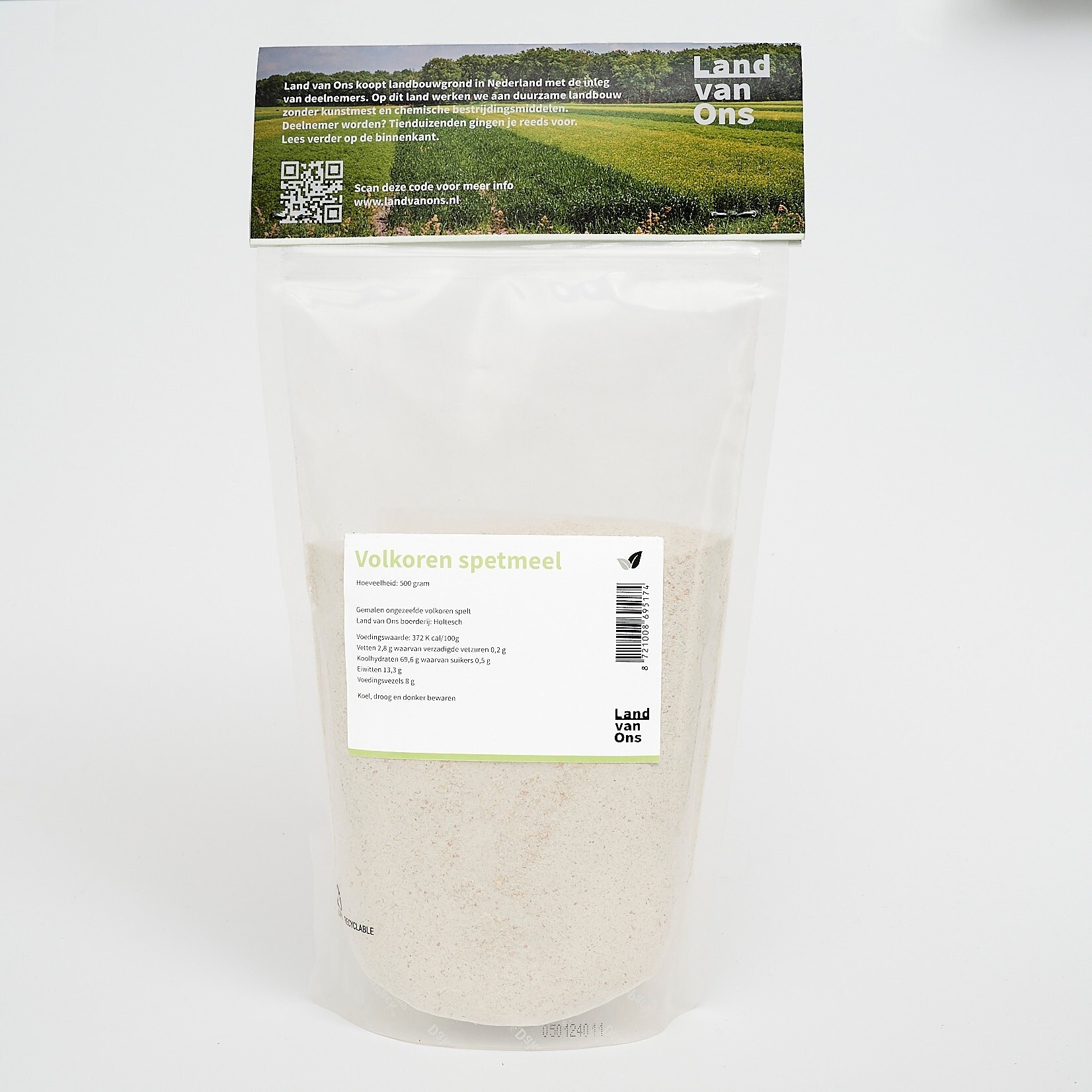 Speltmeel volkoren steengemalen