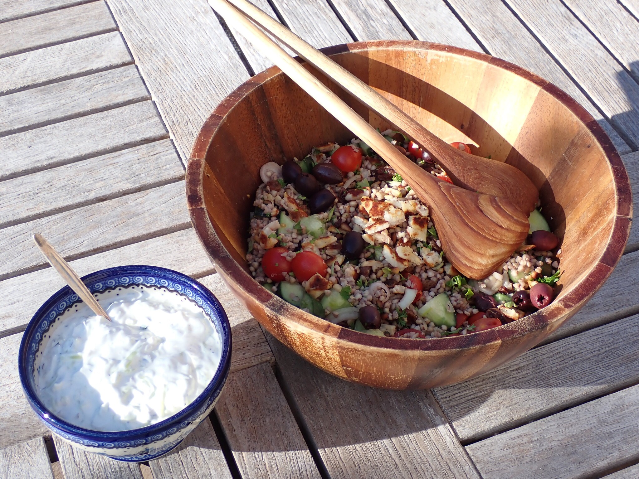 Boekweitsalade met Griekse twist