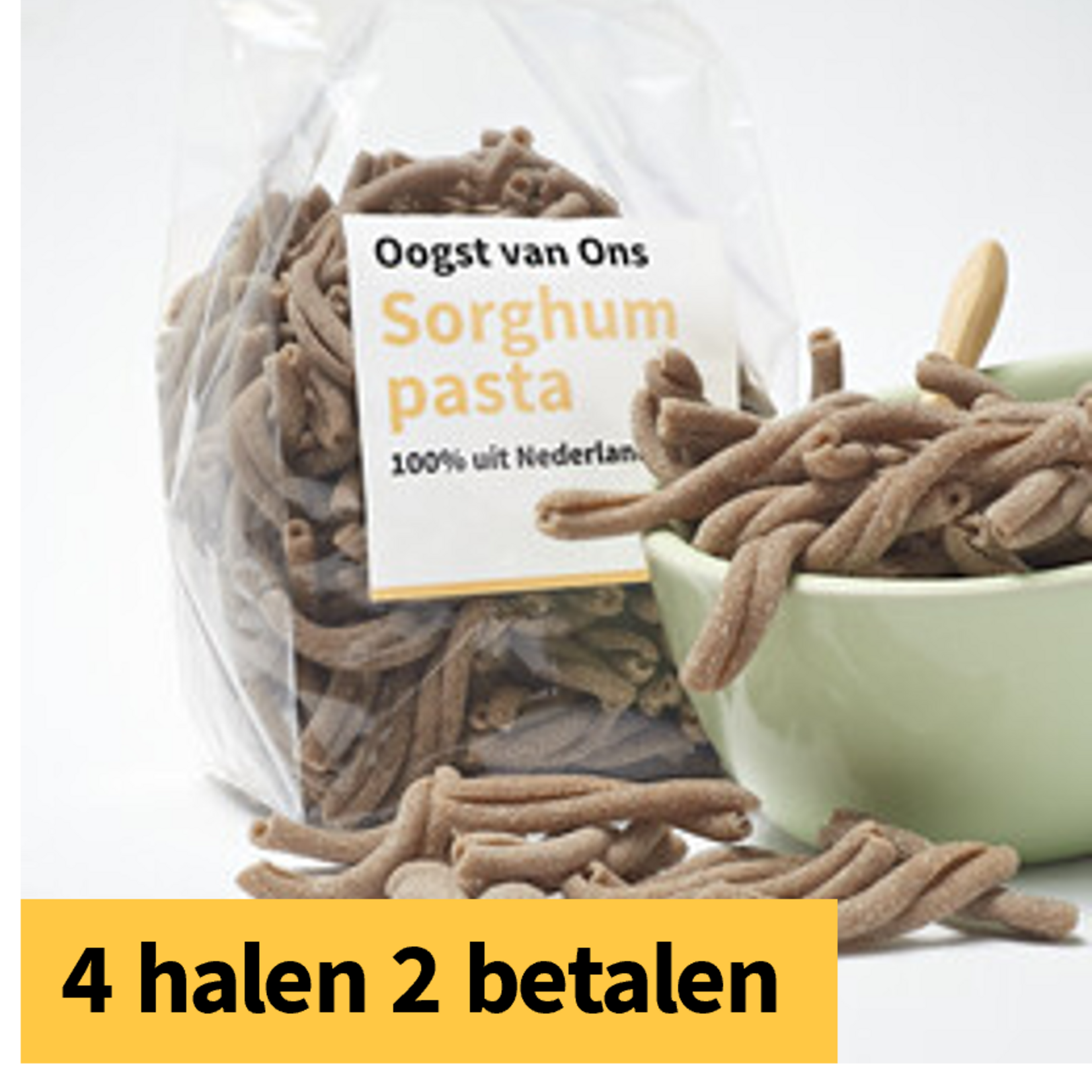 Sorghum pasta 100% uit Nederland