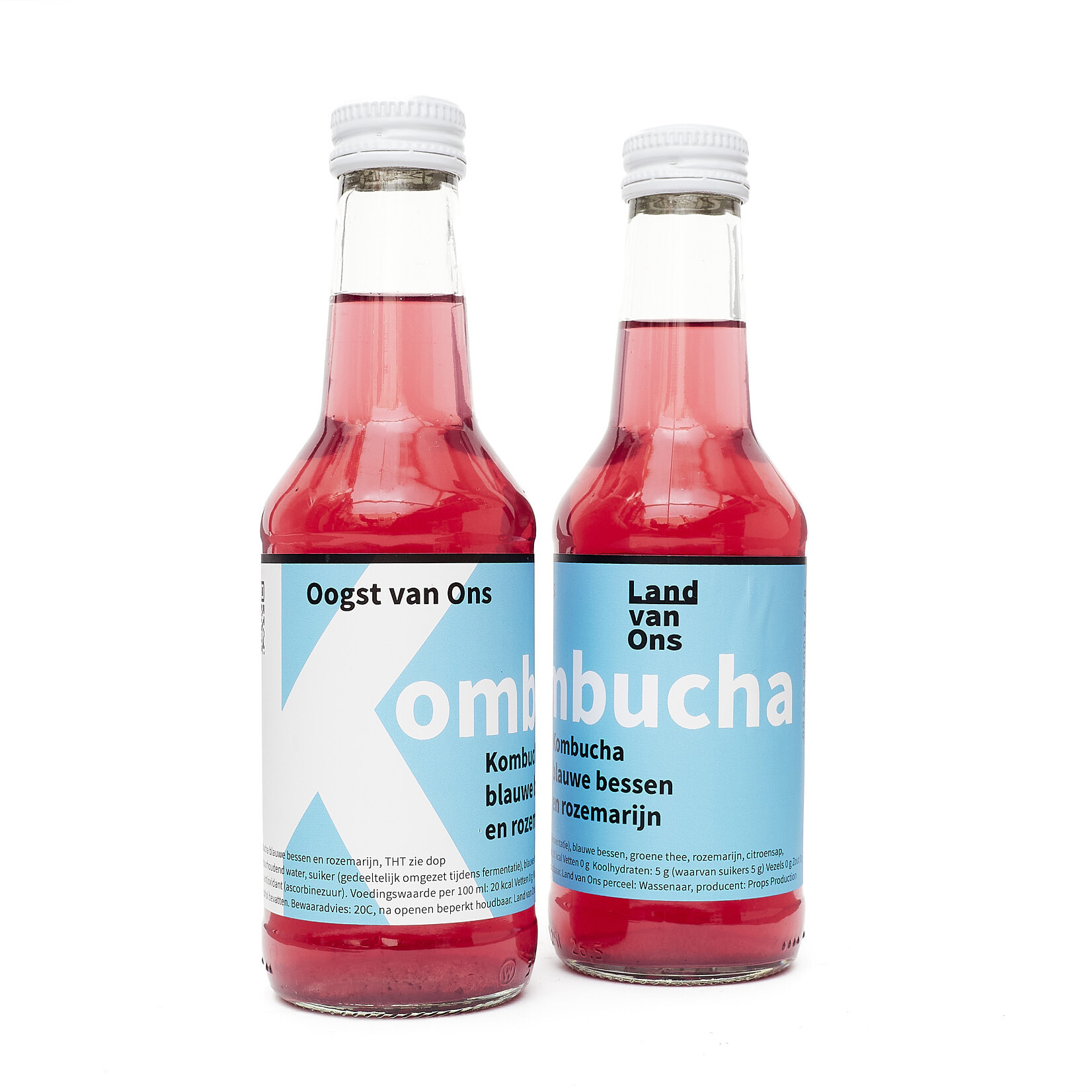 Kombucha in twee heerlijke smaken