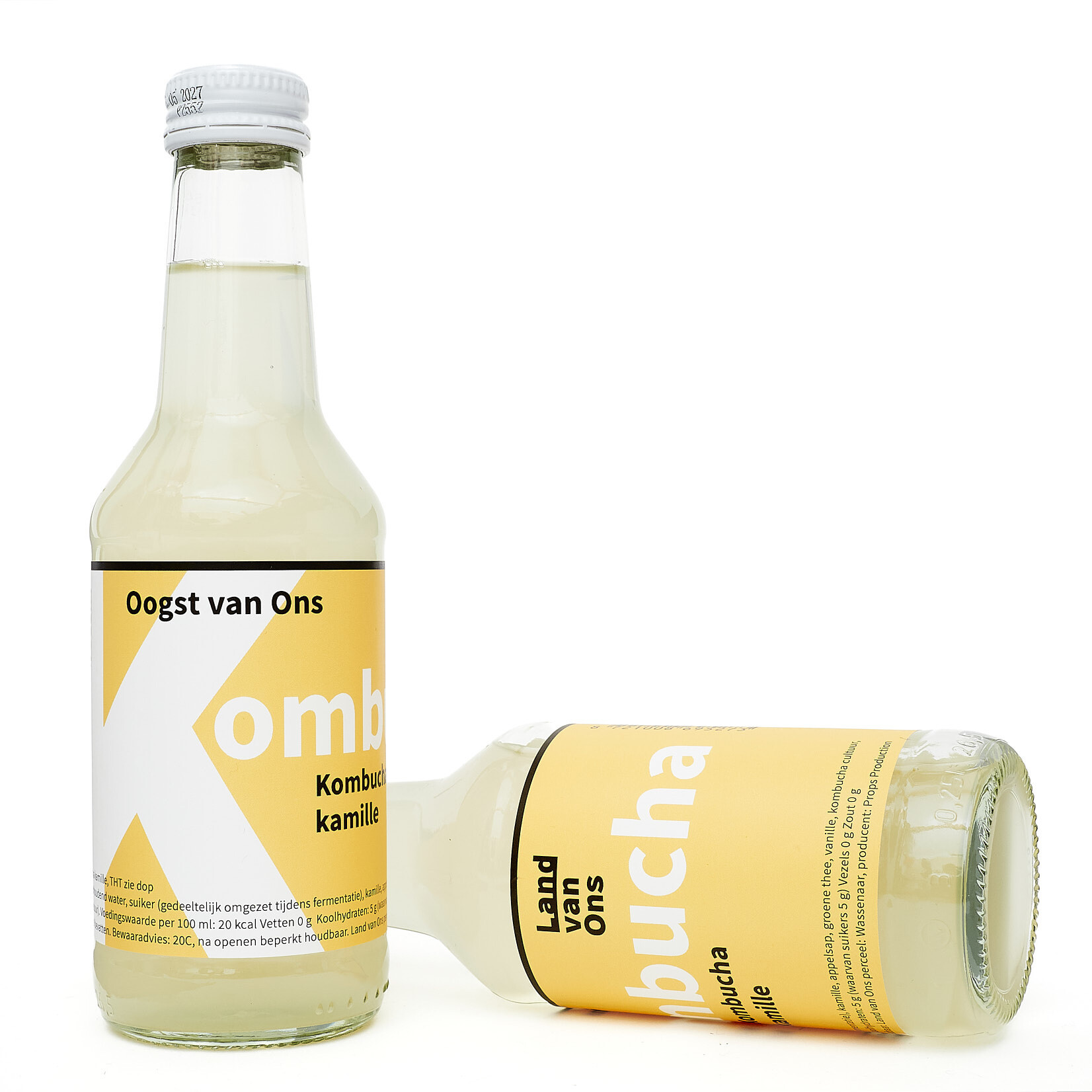 Kombucha in twee heerlijke smaken
