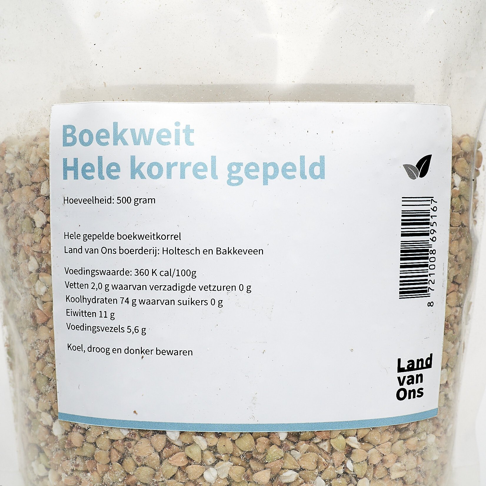 Boekweit hele gepelde korrels