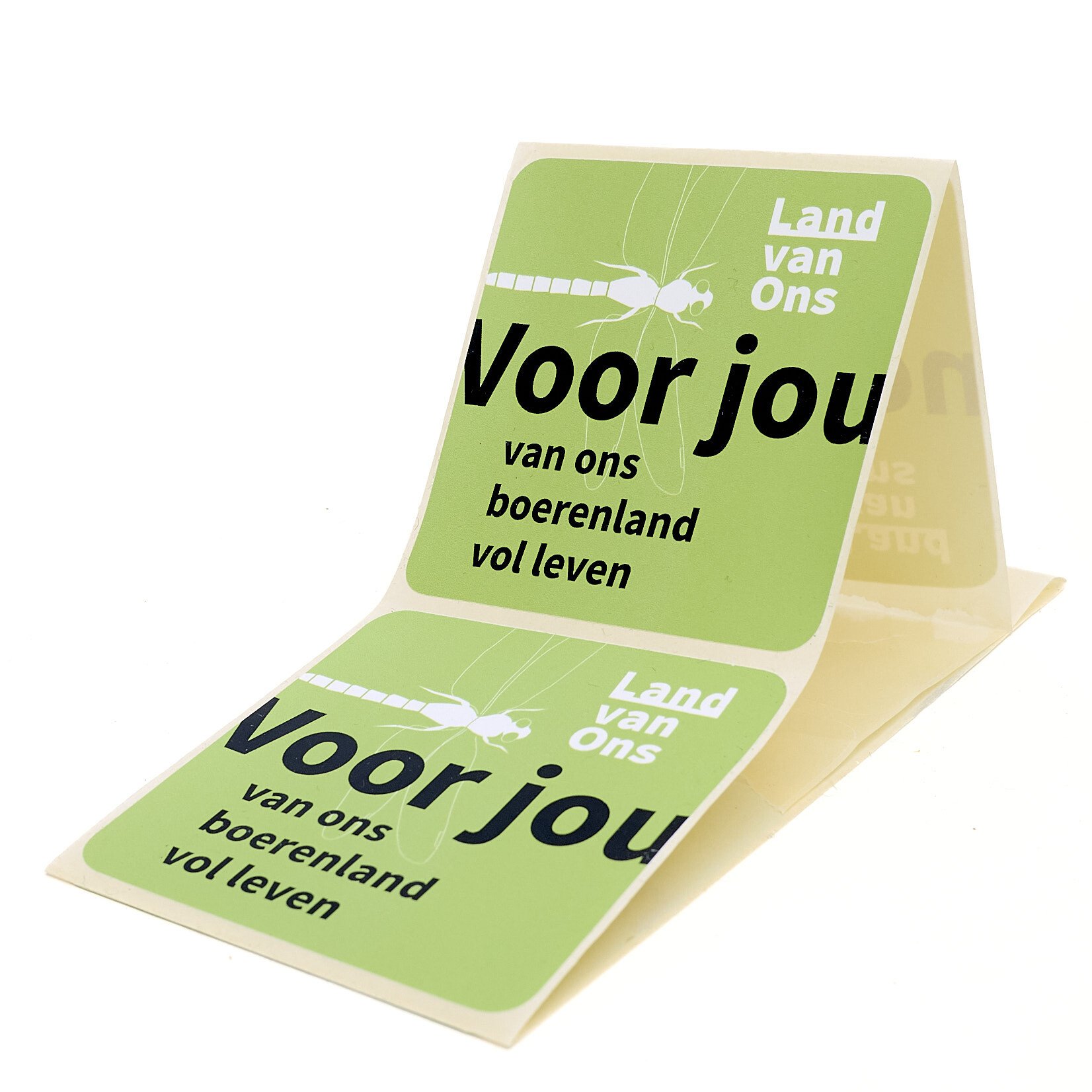Cadeausticker Land van Ons