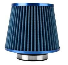 Open Luchtfilter Blauw - Sport Filter met Cold air intake [sportfilter powerfilter universeel]