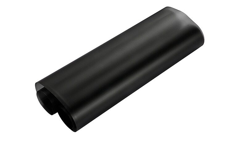 Donker zwart glanzende lampen folie - Premiumvinyls