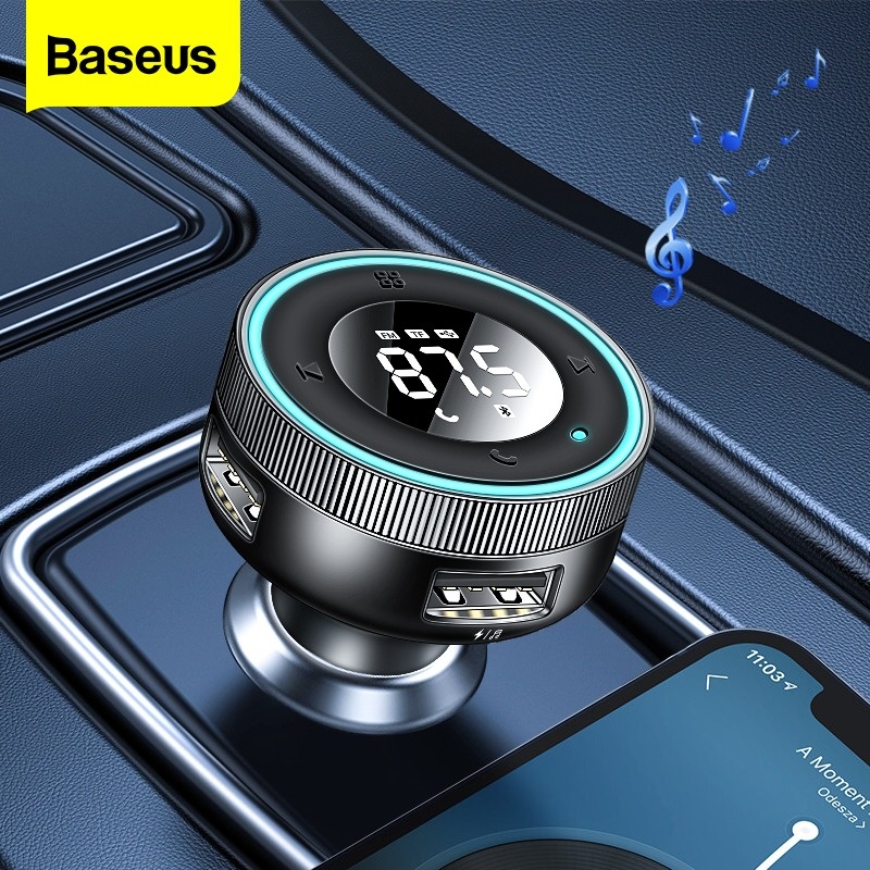 bros Afm Achteruit Baseus Baseus FM-Transmitter Draadloze Bluetooth 5.0 AUX & USB Snellader  Handsfree Carkit - VCTparts