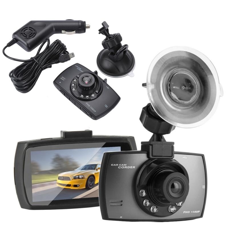 Auto Dashcam 720P Dashboard Video Recorder met Nachtzicht Zwart