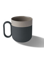 Esma Dereboy Capsule Tea Cup Porcelain - Black&Rock- Esma Dereboy 7x7x7.5cm