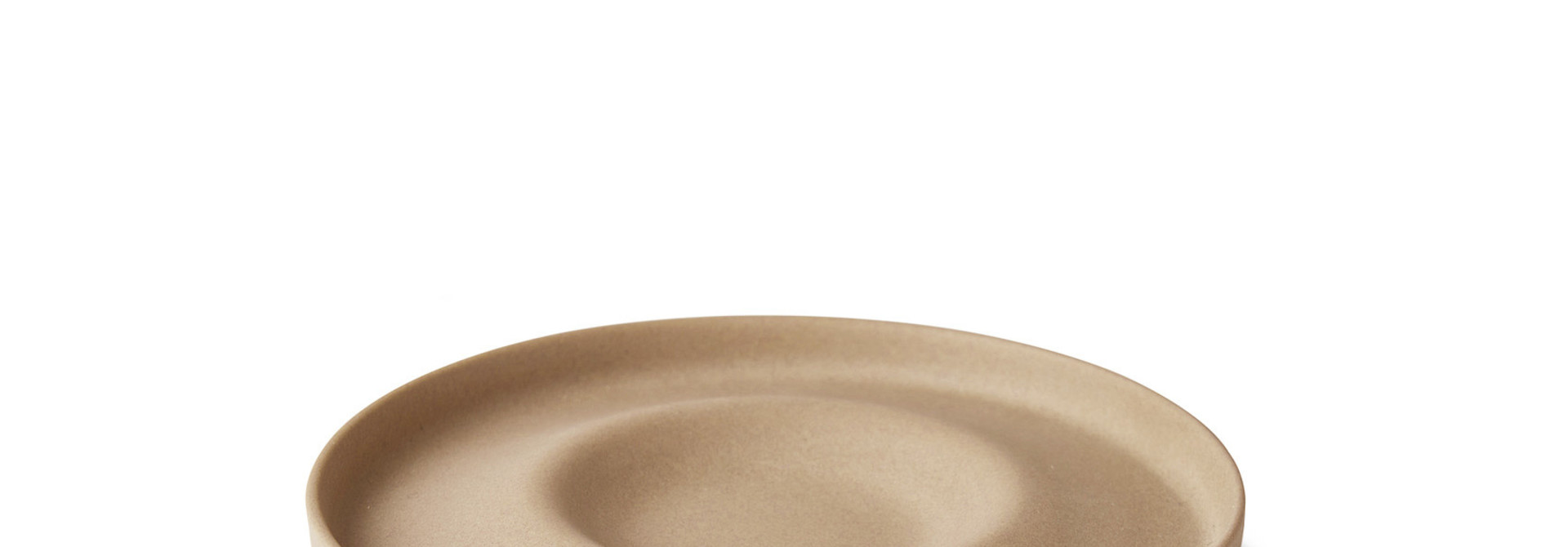 Capsule Espresso Saucer Porcelain - Straw- Esma Dereboy 10x10x1cm