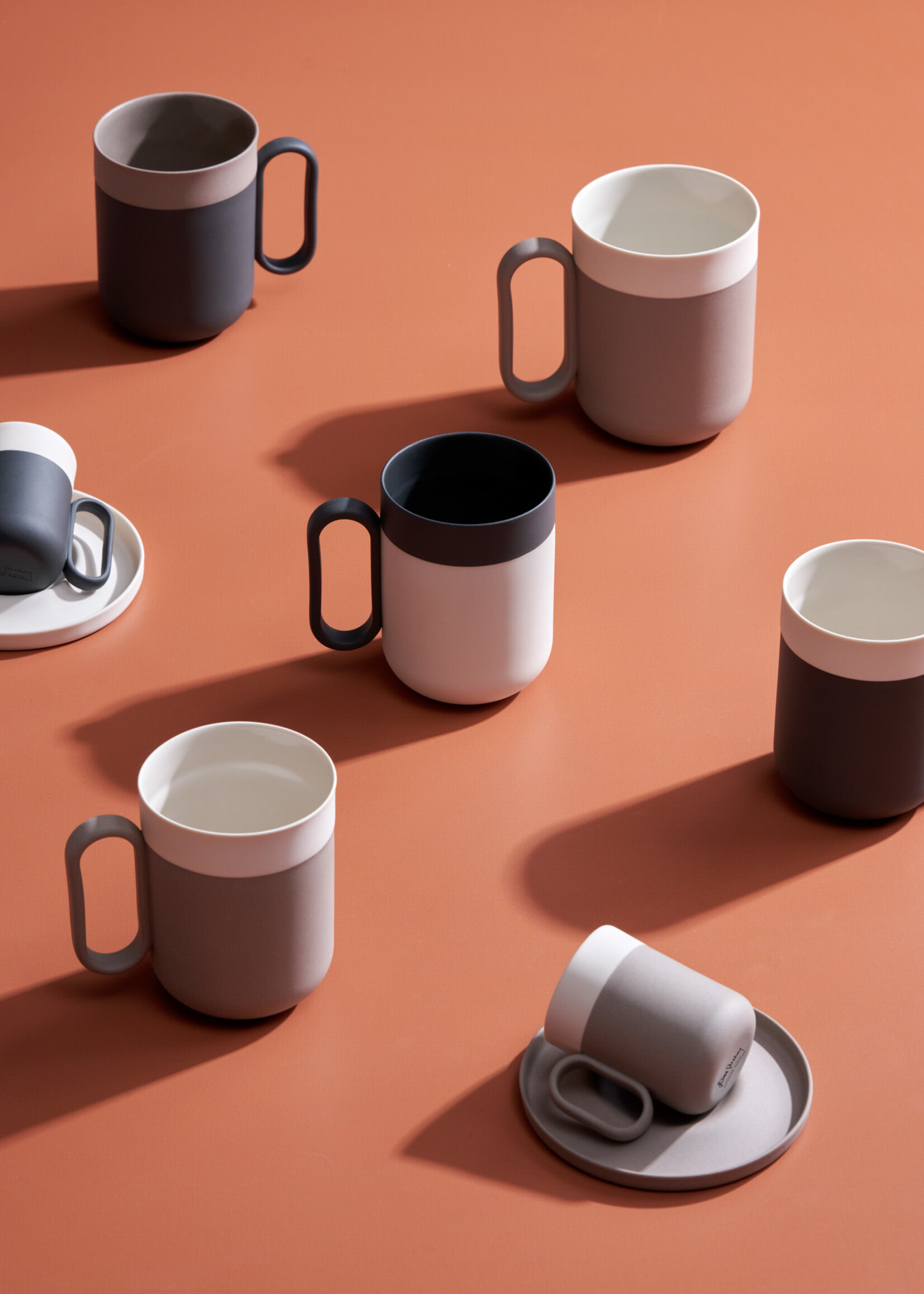 Esma Dereboy Capsule Espresso Cup Porcelain - Black&Ivory- Esma Dereboy 5x5x6.5cm