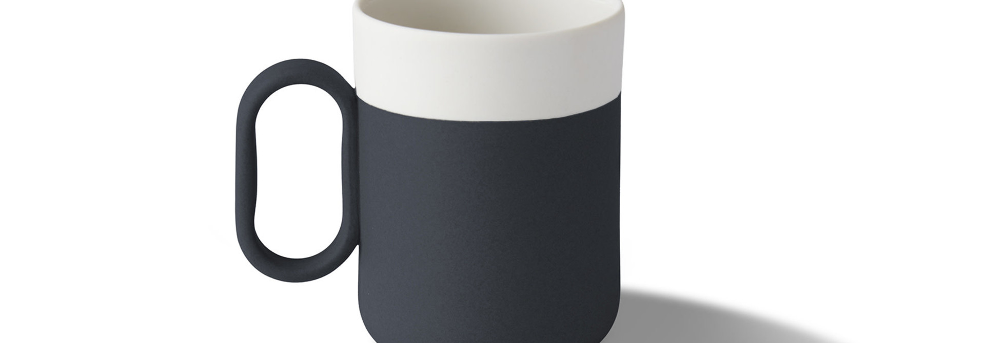 Capsule Espresso Cup Porcelain - Black&Ivory- Esma Dereboy 5x5x6.5cm