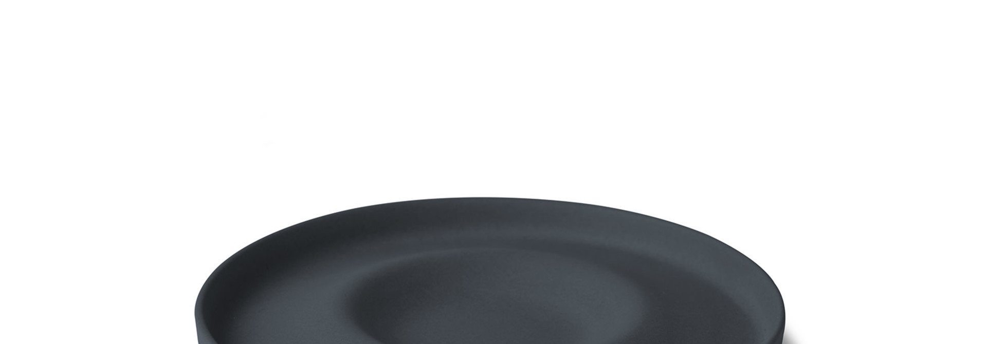 Capsule Espresso Saucer Porcelain - Black- Esma Dereboy 10x10x1cm