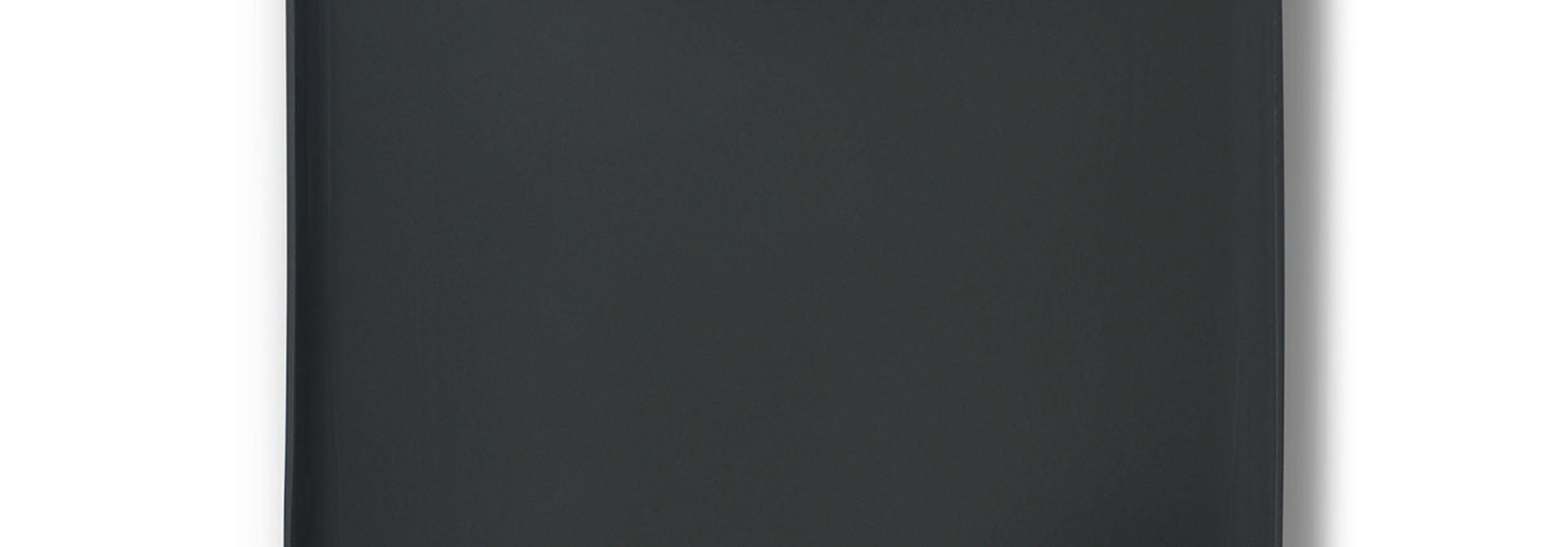 Square Plate Porcelain - Black- Esma Dereboy