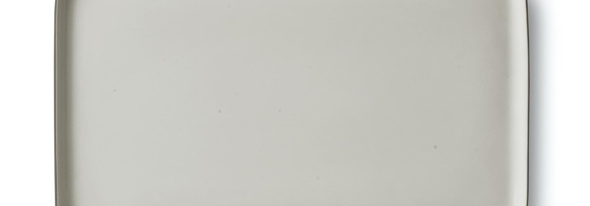 Rectangle Plate Porcelain -Rock&Ivory- Esma Dereboy