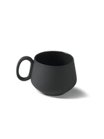 Esma Dereboy Tube Coffee Cup Porcelain - Black- Esma Dereboy 8x6x5cm