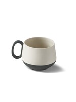 Esma Dereboy Tube Coffee Cup Porcelain - Black&Ivory- Esma Dereboy 8x6x5cm