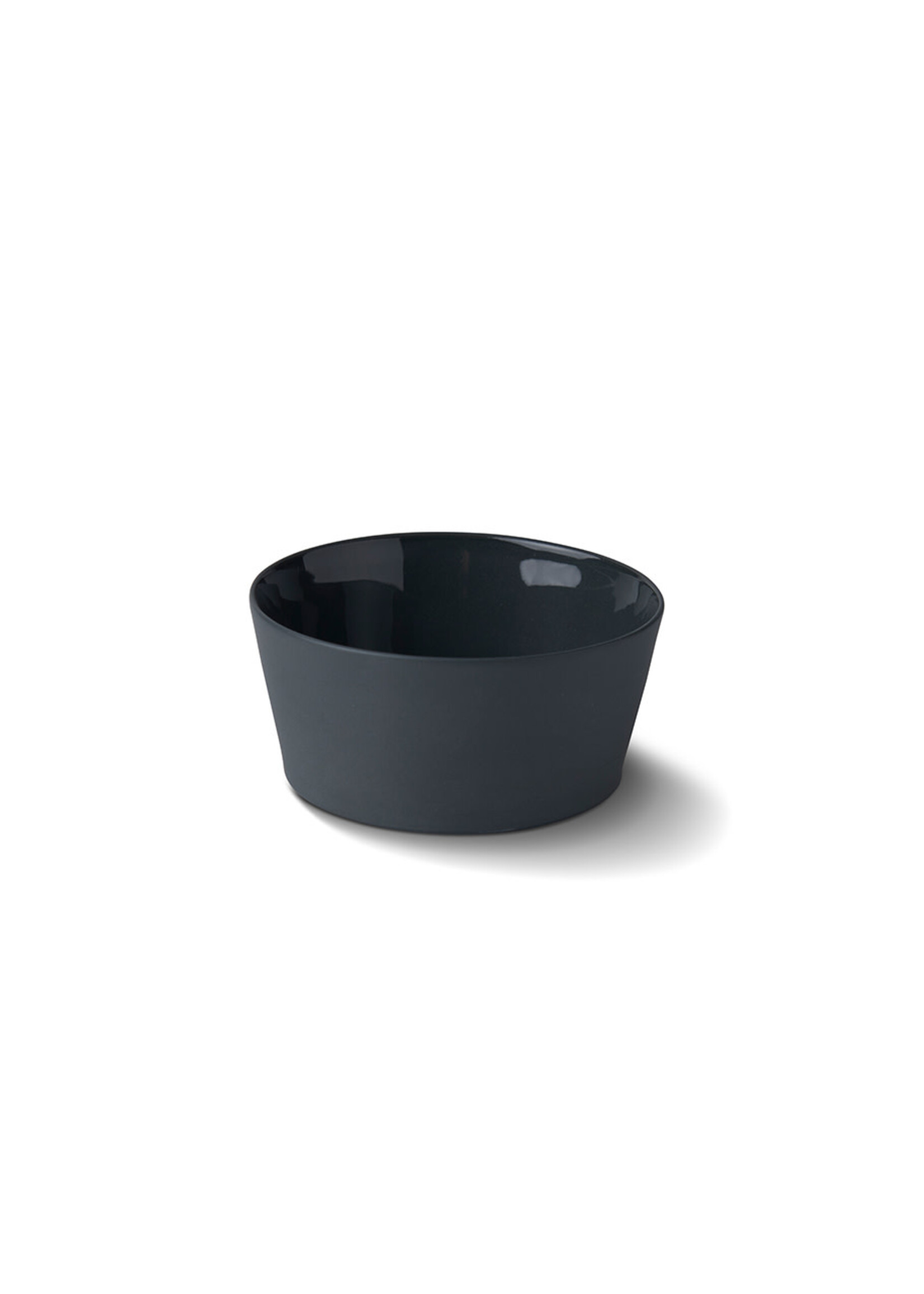 Esma Dereboy Tube Conic Bowl Porcelain - Black- Esma Dereboy