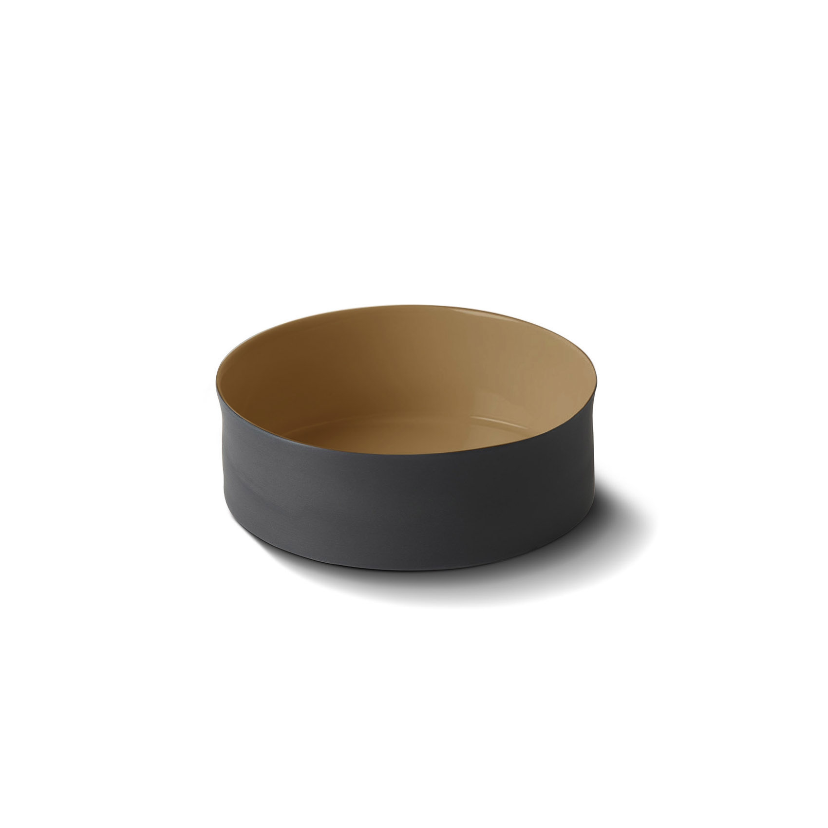 Cylinder Bowl Porcelain - Black&Straw- Esma Dereboy-3