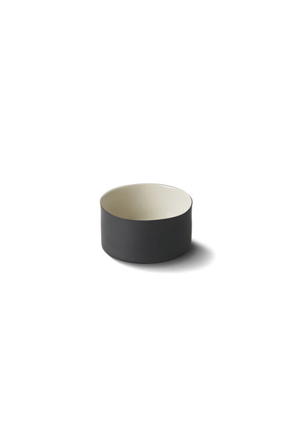 Cylinder Bowl Porcelain - Black&Ivory- Esma Dereboy
