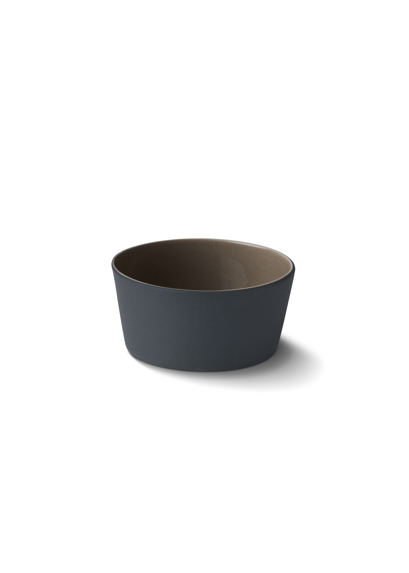 Esma Dereboy Tube Conic Mini Bowl Porcelain - Black&Rock- Esma Dereboy 6x6x3cm