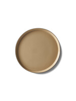 Esma Dereboy Round Plate Porcelain - Black&Straw- Esma Dereboy