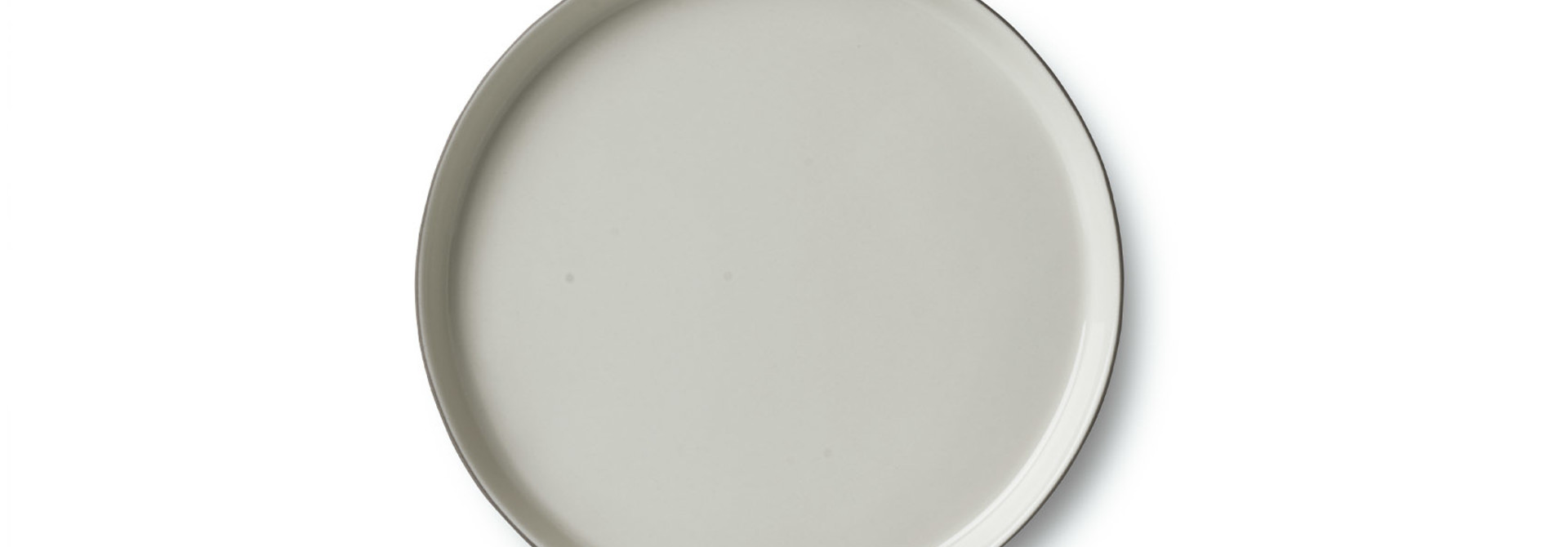 Round Plate Porcelain - Rock&Ivory- Esma Dereboy