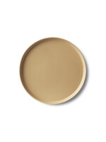 Esma Dereboy Round Plate Porcelain - Straw- Esma Dereboy