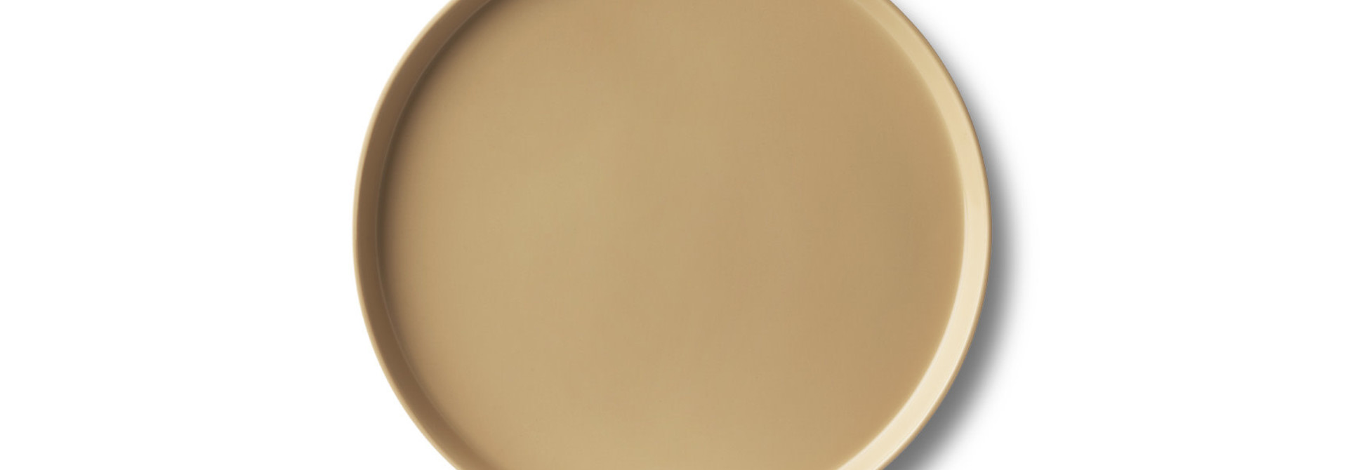 Round Plate Porcelain - Straw- Esma Dereboy