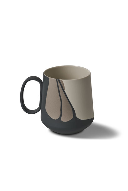 Tube Mug Porcelain - Art- Esma Dereboy 11.5x8.5x9 cm