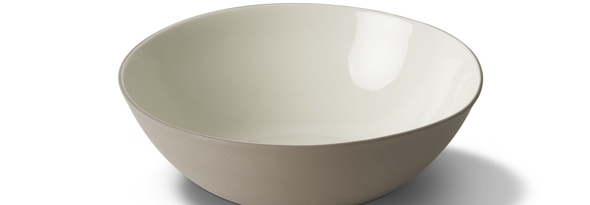 Round Medium Bowl Porcelain - Rock&Ivory- Esma Dereboy 19.5x19.5x6.5cm