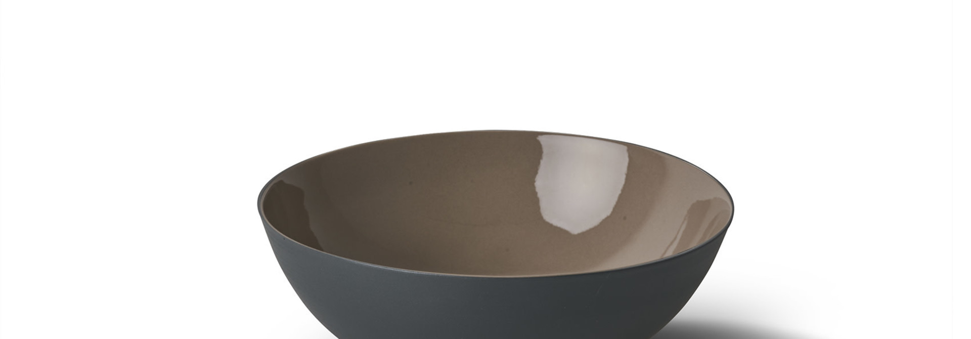 Round Soup Bowl Porcelain - Black&Rock- Esma Dereboy 15x15x5cm