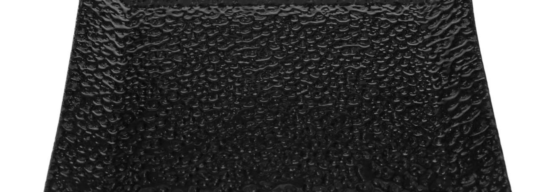 Ethos Black Moss Flat Square Plate Porland