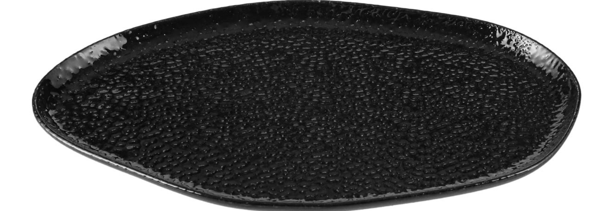 Ethos Black Moss Oval Pentagon Serving Dish Porland