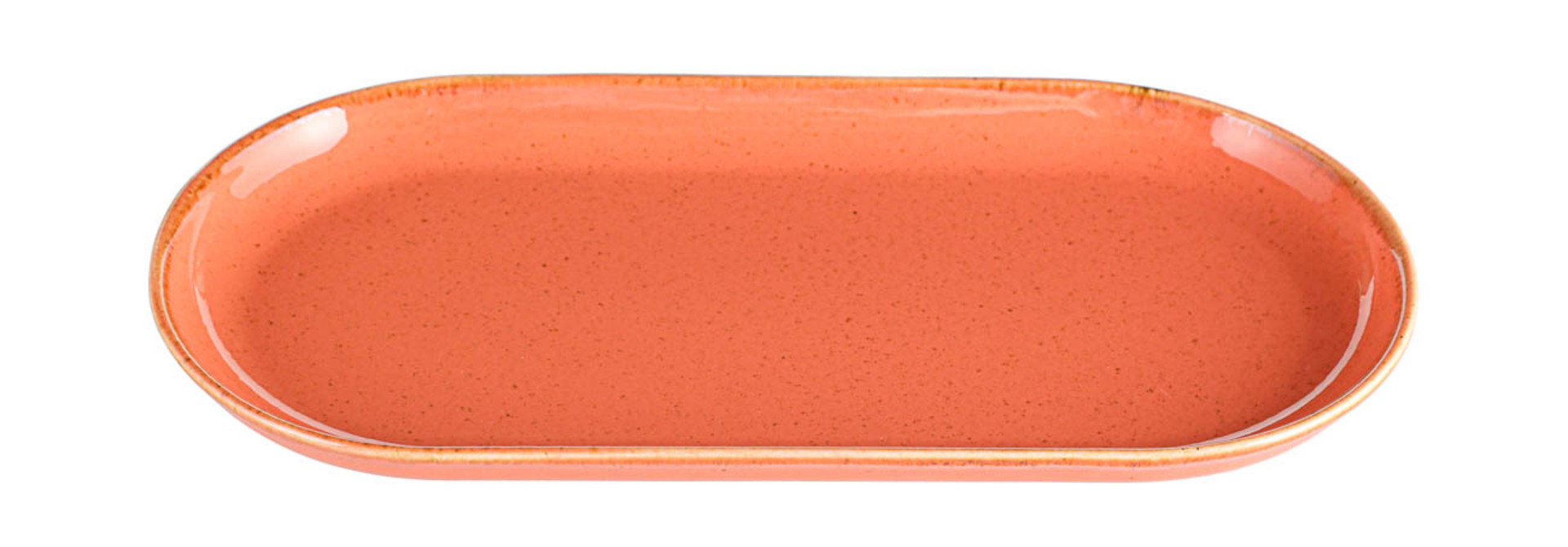 Seasons Orange Oval Serving Dish Porland 30cm