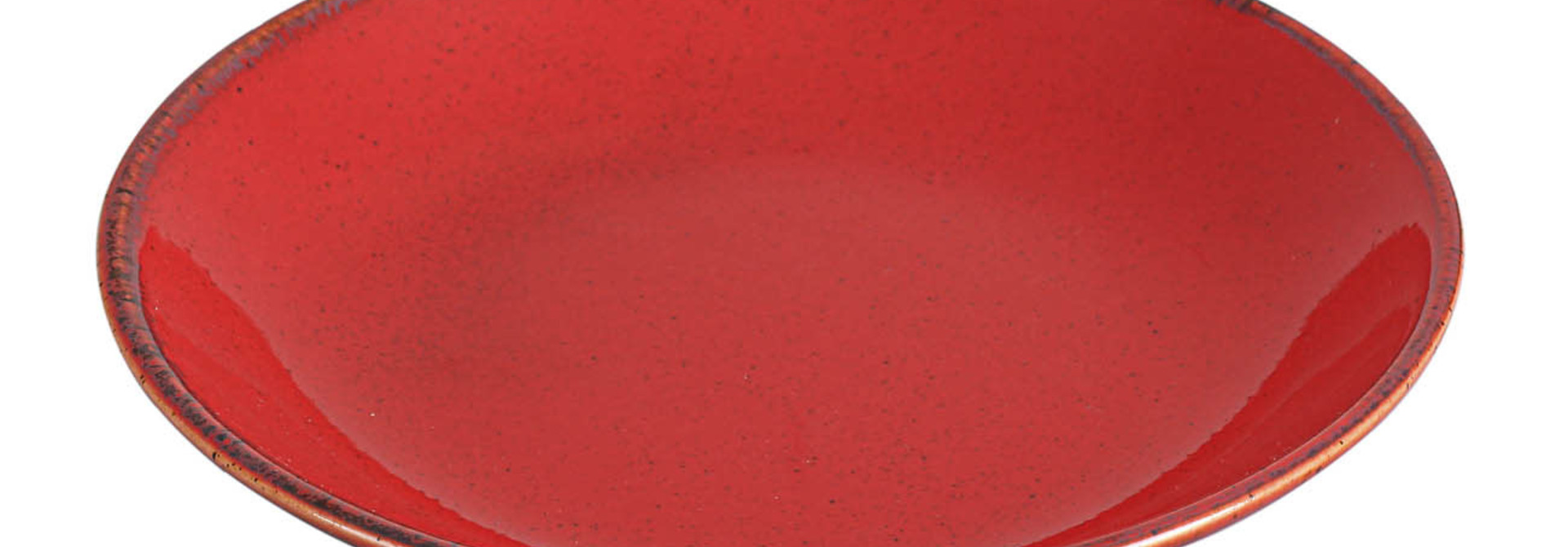 Seasons Red Coupe Plate Porland